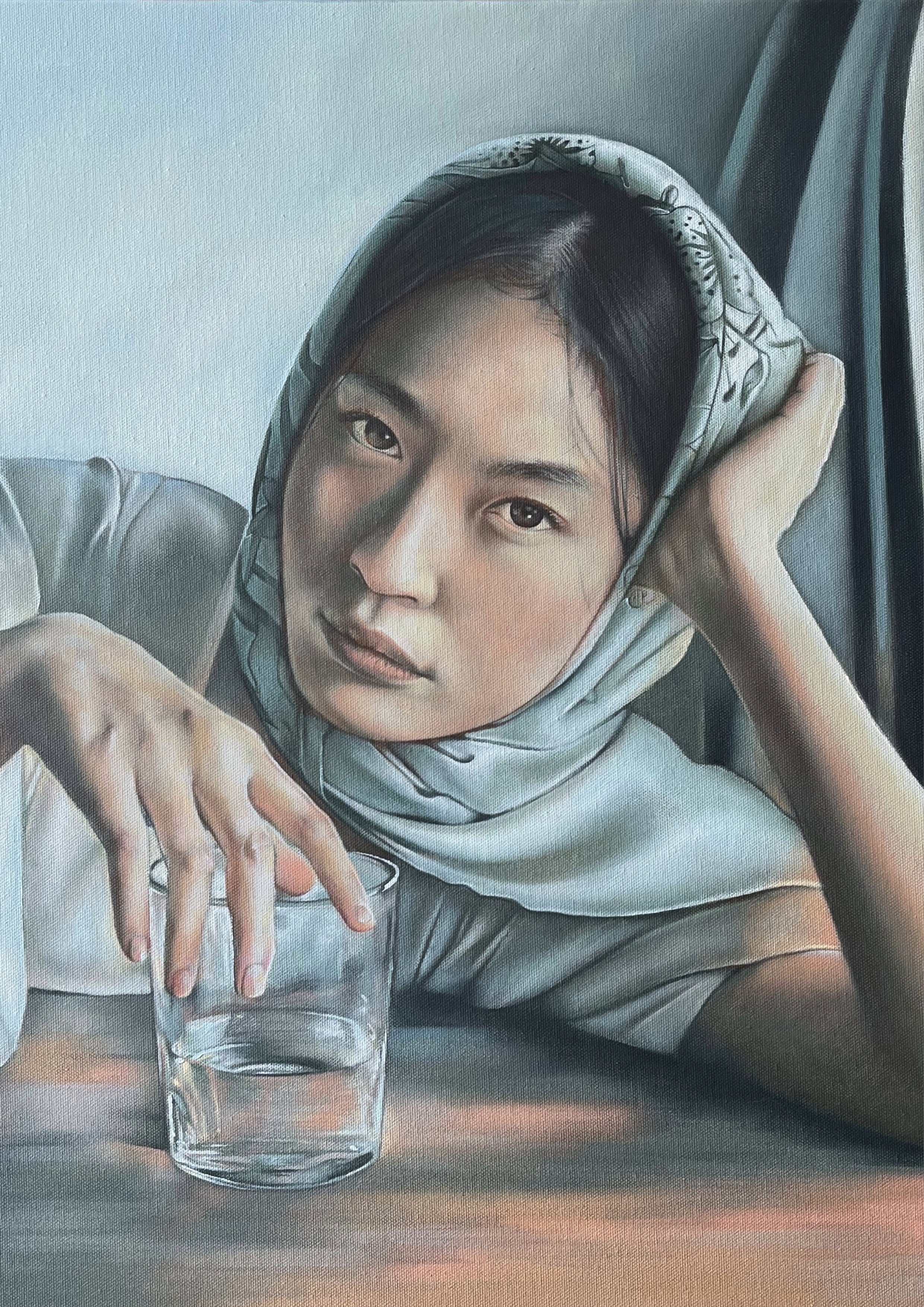 Jeune Femme au Verre d'Eau