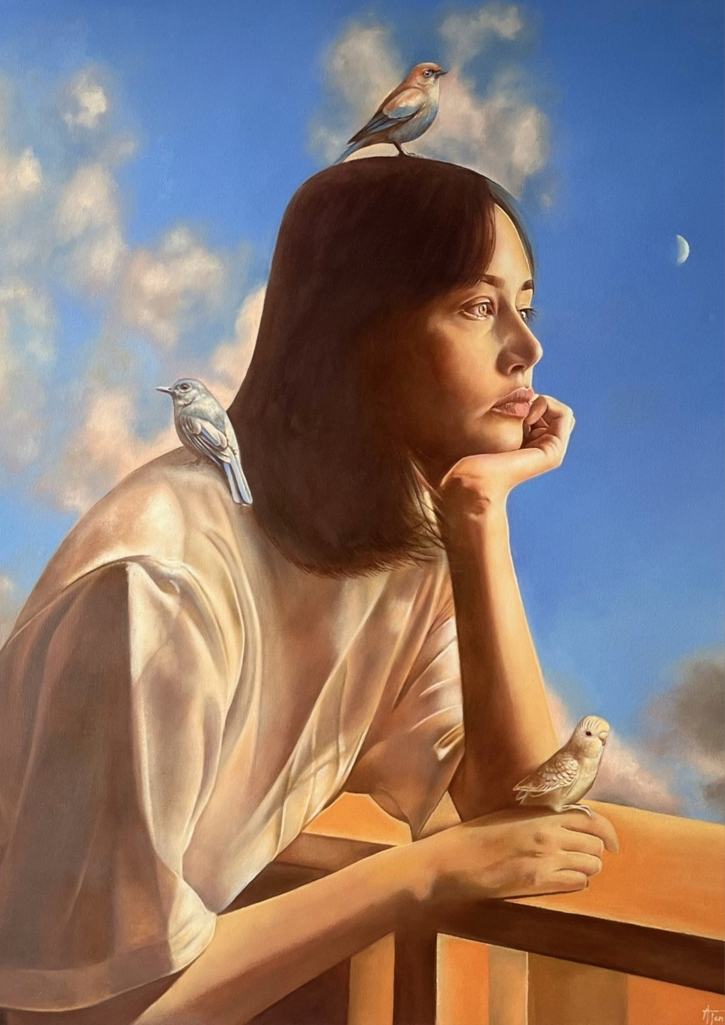 Jeune Fille aux Oiseaux